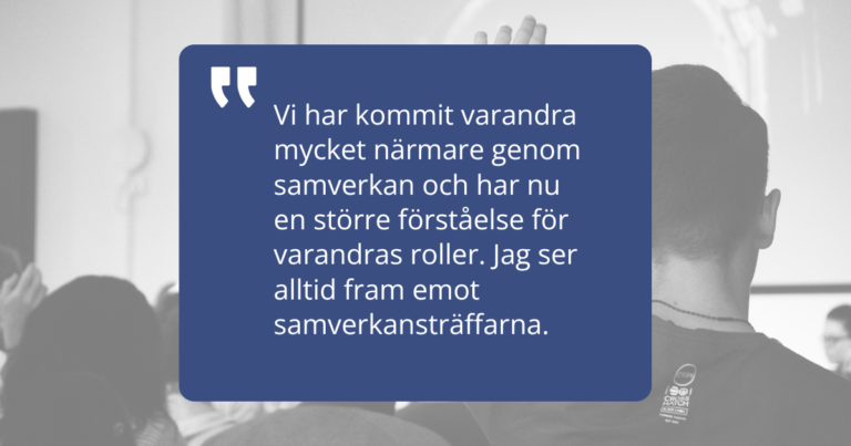 Kundcitat om samverkan